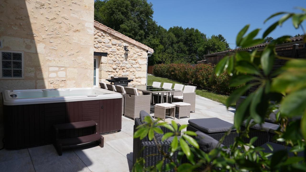 Domaine Des Pierres Precieuses - Demeure De Charme - Grand Standing - 15 Pers - Spa - Massages - Detente Et Bien-Etre - 30' Bordeaux Gauriaguet Exterior foto